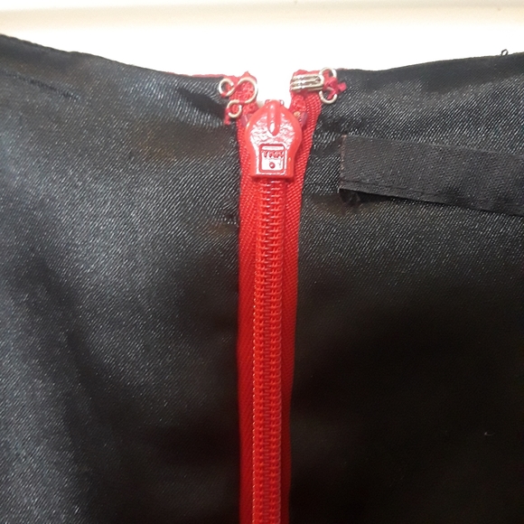 Jay Godfrey Size 4 Color Block Shift  Dress Black Red Fuchsia Brand New $350 - Picture 5 of 12